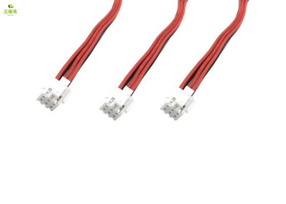 用于智能家居100mm电子线束 2色 0.5mm 间距 6pins 防火板连接线