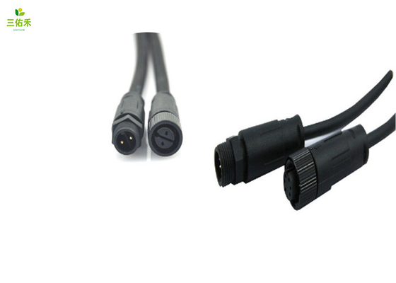 IP67防水线 多针110VAC LED灯连接线带环形连接器防水线